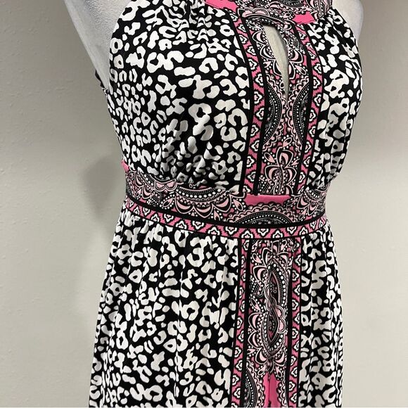 Animal print halter mini  Dress size small - Picture 3 of 12